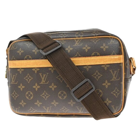 LOUIS VUITTON Reporter PM Crossbody Shoulder Bag Monogram Leather M45254 89EF042 - Picture 1 of 16